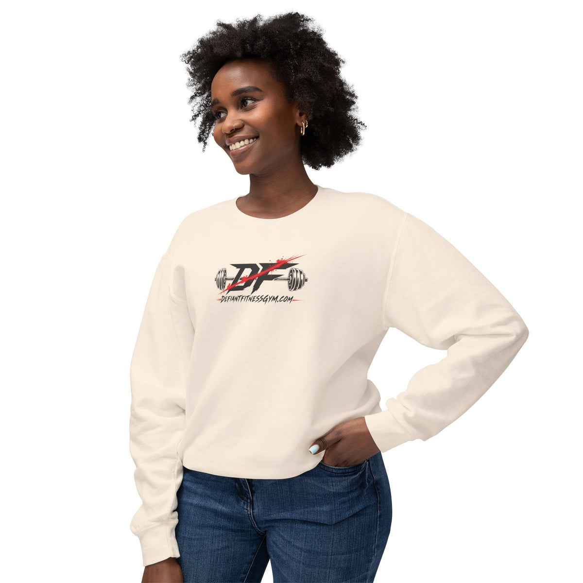 Womens Defiant Crewneck Sweatshirt