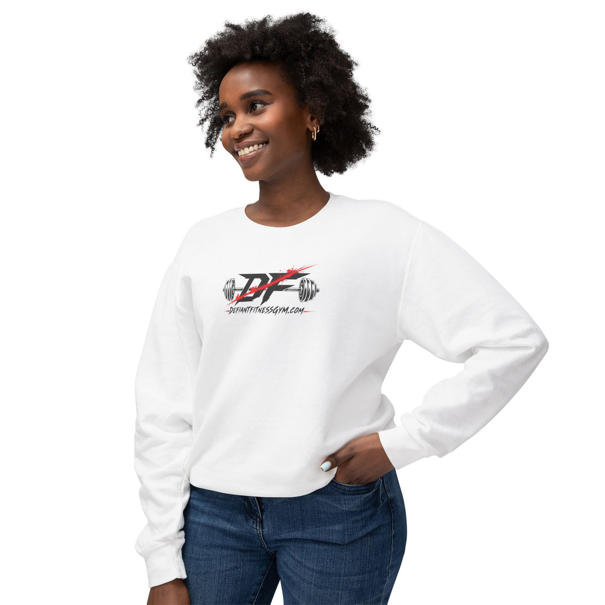 Womens Defiant Crewneck Sweatshirt